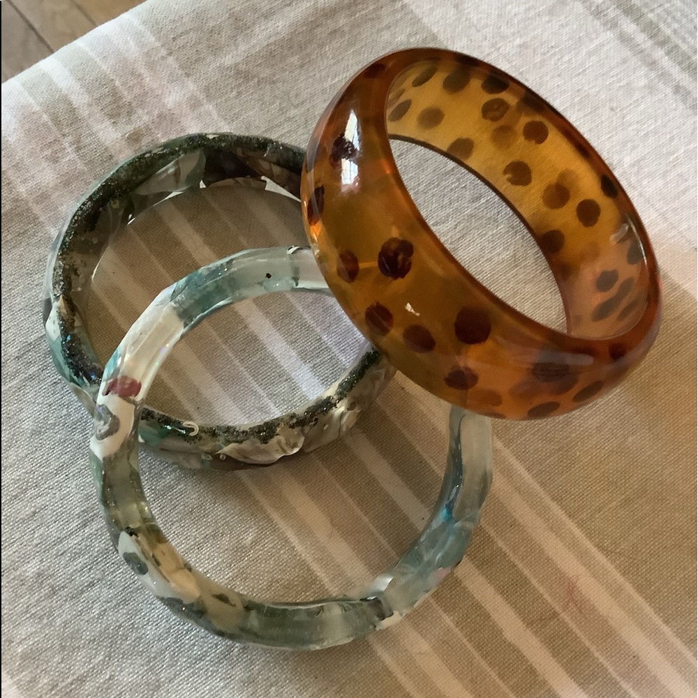 3 Bangle Bracelets